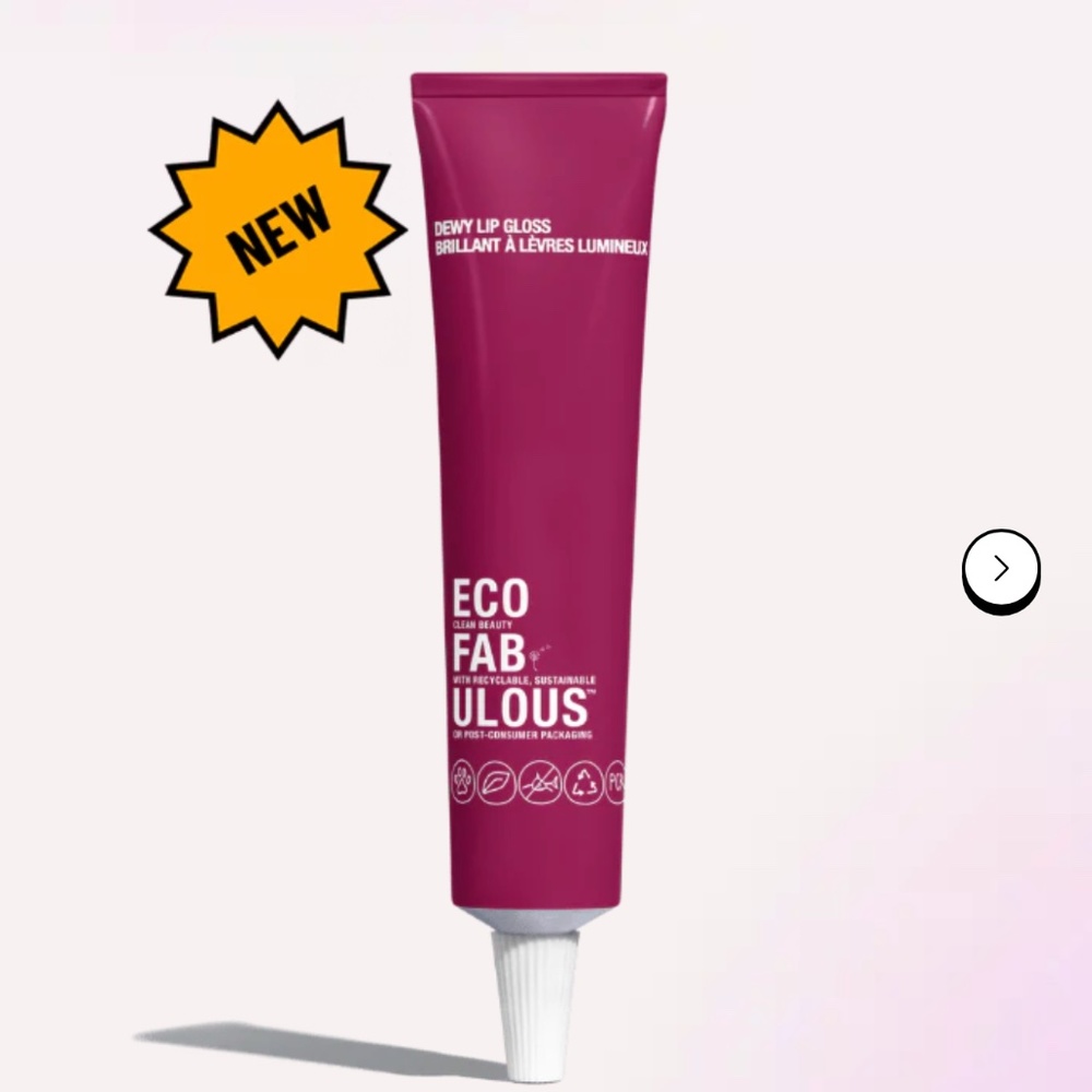 Ecofabulous Dewy Lip Gloss, Wave Hello